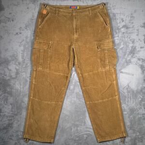 Empyre x Ruck Corduroy Cargo Pants Men’s Size 40 Brown Skate Baggy y2k style